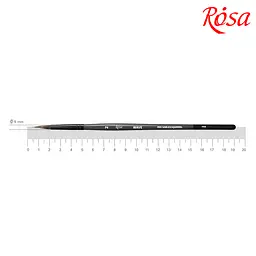 Пензель мікс білка/соболь круглий лайнер WAVE 148 № 2 коротка ручка ROSA