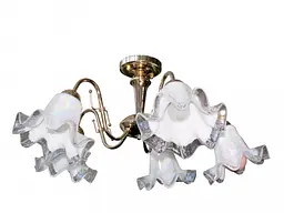 Люстра стельова Brille флористика E14 60W G (LK-76C/5)