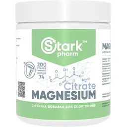 Магній цитрат Stark Pharm Magnesium Citrate 200 g (1086-2022-10-0571)