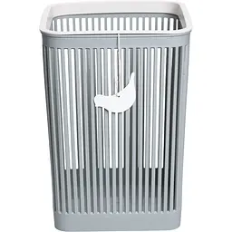 Кошик для сміття Yiwu   пластиковий 8 л оливковий HP-45-9GR - мініатюра 3