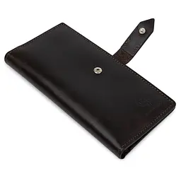 Чоловіче шкіряне портмоне GRANDE PELLE 9х18х1 см acs0018641 - мініатюра 3