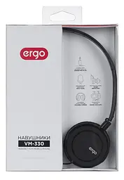Навушники Ergo VM-330 Чорний (VM-330 Black) - мініатюра 4