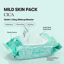 Заспокійливі маски-пади для обличчя VT Cosmetics Skin Pack Mild 100 шт. (VTC108) - мініатюра 2