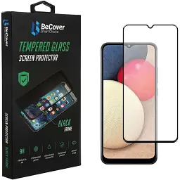 Скло захисне BeCover Samsung Galaxy A03s SM-A037 Black (706776) - мініатюра 3