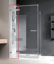 Душова стінка Radaway Euphoria KDJ 26-27x200 скло, хром, ліва (383241-01L)