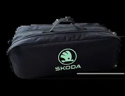 Сумка-набір автомобіліста Skoda NEW кросовер чорна 2 відділи - мініатюра 6