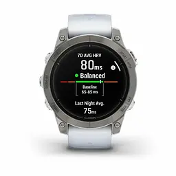 Смарт-годинник Garmin Epix Pro Gen 2 Sapphire 47mm Titanium w. Whitestone Band (010-02803-20/21) - мініатюра 6