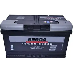 Автомобільний акумулятор Berga Power Block 80Ah Н Ев -/+ 740EN