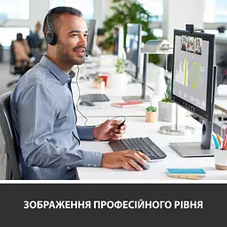 Веб-камера Logitech C920S Pro HD Black (960-001252) - мініатюра 2