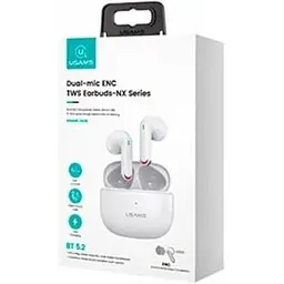 Навушники Usams TWS Bluetooth NX10 BT5.2, 35/320 mAh 5h 000008899-up - мініатюра 3