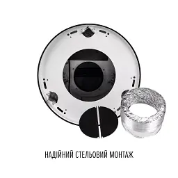 Витяжка острівна Perfelli Design Isola 35 Nero Silenzio - мініатюра 8