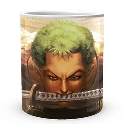 Кухоль GeekLand Великий куш One Piece Ророноа Зоро OP.02.026 330 мл білий - мініатюра 2