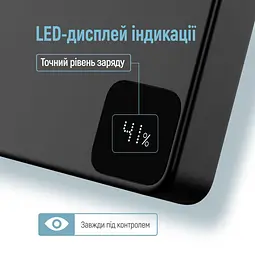 Повербанк Powerbank ColorWay PB-100LPA1BK-WPDD 10000mAh 15W MagSafe (USB-C PD 20W) Black - мініатюра 10