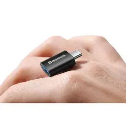 Перехідник OTG USB 3.1 AF to USB-C black Baseus (ZJJQ000001) - мініатюра 8