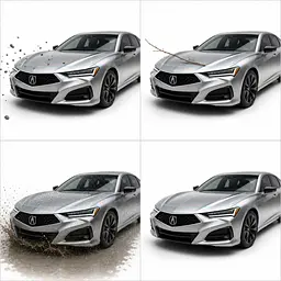 Антигравійна захисна бронеплівка за лекалами для Acura TLX II 2021 - повний кузов - мініатюра 2