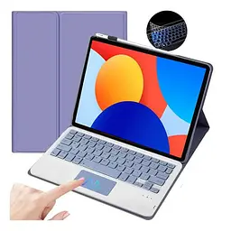 Чохол клавіатура для Xiaomi Redmi Pad 2 11 2025 Bluetooth Keyboard Фіолетовий