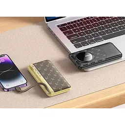 Зовнішній акумулятор Hoco Q29 Nobility USB-C 10000mAh 22.5W Brown [123635] - мініатюра 3