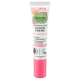 Крем для шкіри навколо очей Alverde Naturkosmetik з олією з насіння шипшини 15 мл - мініатюра 3