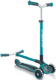 Самокат Globber Master Lights колеса з підсвіткою бірюзовий (662-105-2) - мініатюра 3