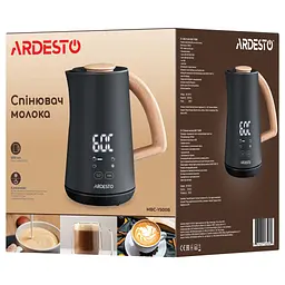 Спінювач молока Ardesto 500 мл, 500 Вт, чорний (MBC-Y500B) - мініатюра 6