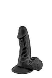 Фалоімітатор з присоскою Real Body Real Mike Black, 13х3.8 см