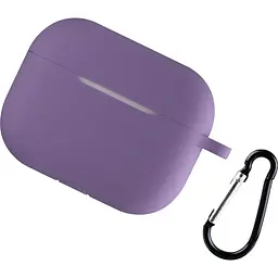 Чохол Silicone Case + Carbine для AirPods Pro 2 Violet [132183] - мініатюра 2
