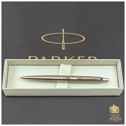 Ручка кулькова Parker JOTTER 17 UKRAINE SS CT BP Тризуб із колосків (16132_T059b) - мініатюра 5