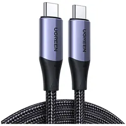 Кабель USB 3.1 Type-C M-M, 1 м, 100W （10Gbps）Чорний, US355 UGREEN
