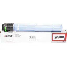 Туба з тонером BASF для Konica Minolta Bizhub C224/284/364 аналог TN321C Cyan ( 25000 ст.) (BASF-KT-TN321C) - мініатюра 1