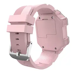 Дитячий смарт годинник Lemfo S11 з GPS трекером, 4G LTE, SIM картою, відеодзвінком, подвійною камерою, прослуховуванням, геолокацією та кнопкою SOS Рожевий - мініатюра 3