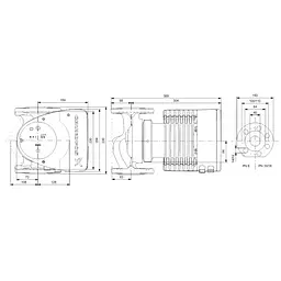 Циркуляційний насос Grundfos Magna1 40-100 F 220 (99221304) - мініатюра 2