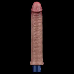 Реалістичний вібратор Lovetoy Real Softee 24.5 см коричневий - мініатюра 3