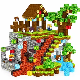 Магнітний конструктор Minecraft 300 шт по грі Майнкрафт Пошук скарбів Mk001028.3