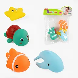Комплект іграшок-пискавок "Морські мешканці" Bath Toys