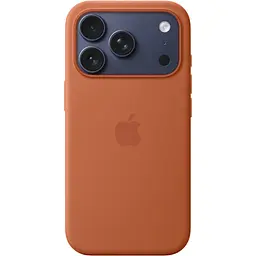 Чохол Silicone Case with Button, Animation, MagSafe для Apple iPhone 17 Pro Terra Cotta ААА [149947]