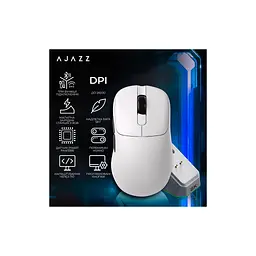 Мишка Ajazz AJ179PRO Wireless/Bluetooth/USB Charging Dock White (AJ179-PRO-W) - мініатюра 6