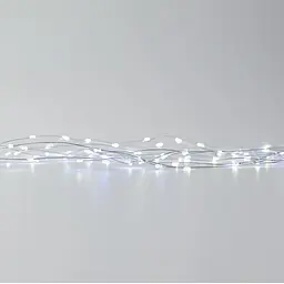 Новорічна гірлянда кімнатна нитка GarlandoPro 22 м 220 LED білий провід Біле світло W220LED22MWW - мініатюра 4