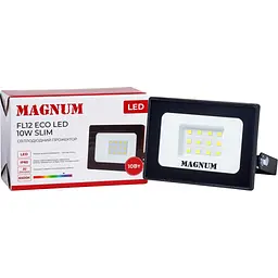 Прожектор MAGNUM FL12 ECO LED 10Вт slim 6500К IP65 (90018080) - мініатюра 4