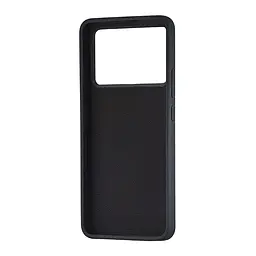 Чохол Silicone Case Xiaomi Poco X6 Pro/Redmi K70E 5G Black - мініатюра 2