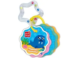 Гра навчальна VLADI TOYS Підводні мешканці картки на кільці з брязкальцем VT2000-32