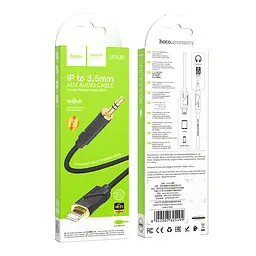 Кабель Hoco UPA30 Friend digital audio conversion cable Lightning Black - мініатюра 2
