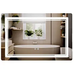 Дзеркало Qtap Cardinal (CA2) прямокутне з LED-підсвічуванням Touch QT0478C806048457