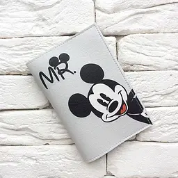 Обкладинка на паспорт Mikki Mouse (сірий)