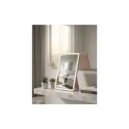 Дзеркало Xiaomi Leather case mirror pink (FM001/FM007) - мініатюра 4