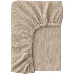Простирадло на резинці муслін Cosas Beige 200х200х20 см (050Muslin_Beige_200x200x20)