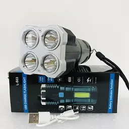 Ручний Ліхтар Yajia L-S03 USB Акумуляторний
