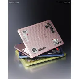Пластикова накладка (верх і низ) Skinarma Vibron для Apple MacBook Neo 13" A3404 2026 темно-синя (SK-MBNEO13-VIBIDG) [175143] - мініатюра 6