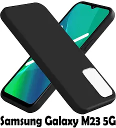 Силіконовий чохол BeCover для Samsung Galaxy M23 5G SM-M236 Black (707644) - мініатюра 2