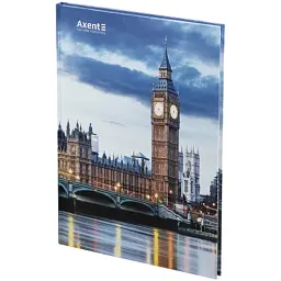 Книга записна Axent A4 City, London, 96 аркушів клітинка (8425-5-A) - мініатюра 2