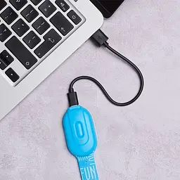 Закладка-ліхтарик Flexilight Rechargeable Класика Синій стиль 14.7x3.6x1.3 см блакитна (FLRBW) - мініатюра 8